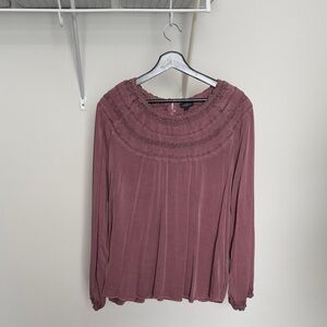 Elegant Mauve Pale Pink Size 00 Women's Top